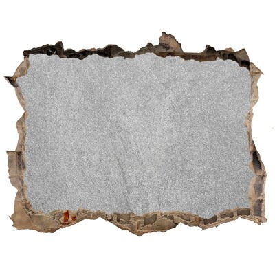 Dziura 3d fototapeta na ścianę Pęknięta ściana z widokiem na beton