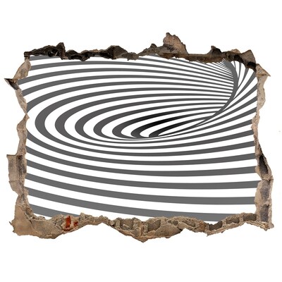 Pegatina de vinilo agujero 3d para pared Vórtice en la realidad