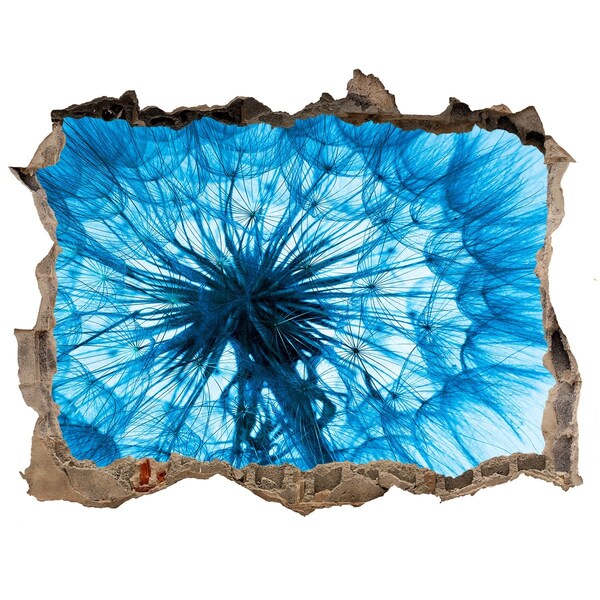 Trampantojo de pared rota efecto profundidad El mundo submarino en tonos azules