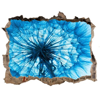 Trampantojo de pared rota efecto profundidad El mundo submarino en tonos azules