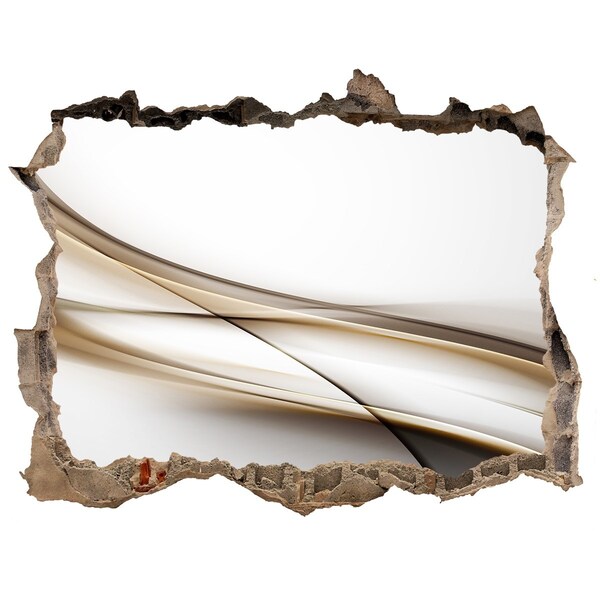 Samoprzylepna dziura ścienna 3D Abstrakcyjna przestrzeń za ścianą