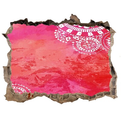 Pegatina agujero en la pared autoadhesiva Agujero colorido en la pared