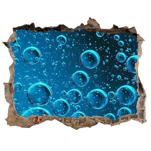 Trampantojo de pared rota efecto profundidad Mundo submarino con burbujas