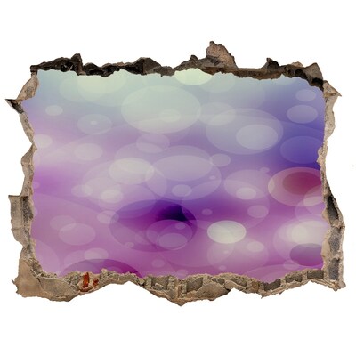 Pegatina agujero en la pared autoadhesiva Agujero colorido en la pared