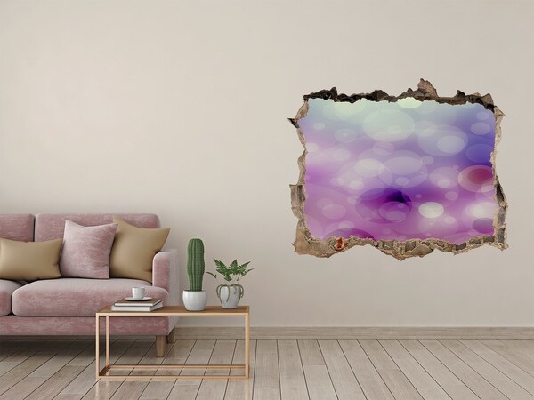 Pegatina agujero en la pared autoadhesiva Agujero colorido en la pared