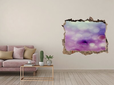 Pegatina agujero en la pared autoadhesiva Agujero colorido en la pared