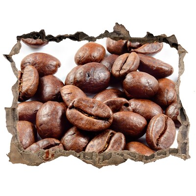 Trampantojo de pared rota efecto profundidad Café en una pared en ruinas