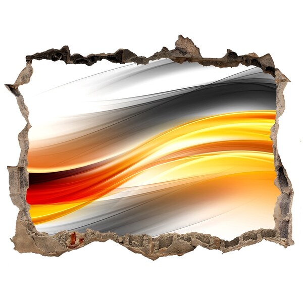 Pegatina agujero en la pared autoadhesiva Un avance de colores en el hormigón