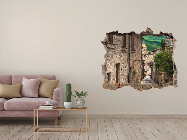 Fototapeta dziura na ścianę 3d Urokliwe miasteczko w Toskanii
