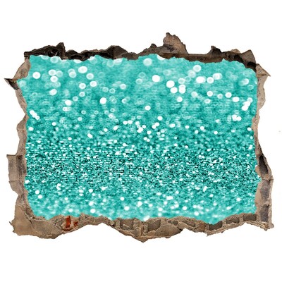 Pegatina agujero en la pared autoadhesiva Agua con gas en un agujero en la pared