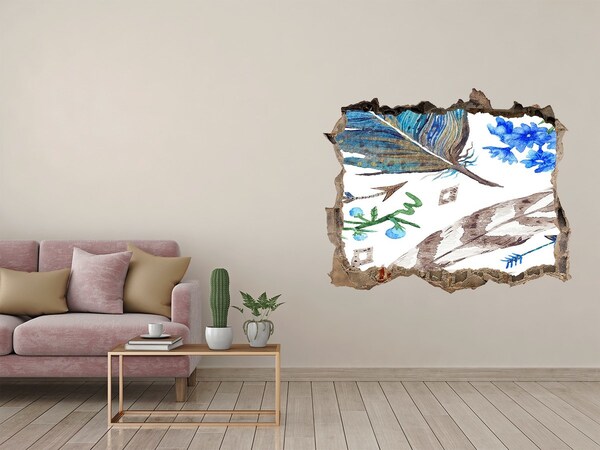 Pegatina agujero en la pared autoadhesiva Un misterioso oasis en la jungla