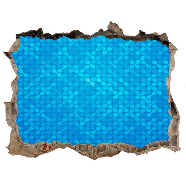 Pegatina agujero en la pared autoadhesiva Reflejo del agua