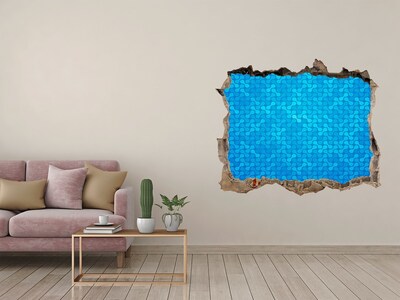 Pegatina agujero en la pared autoadhesiva Reflejo del agua