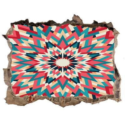 naklejka fototapeta 3D widok Geometria w dziurze