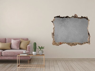 Trampantojo de pared rota efecto profundidad Muro agrietado con vista al hormigón