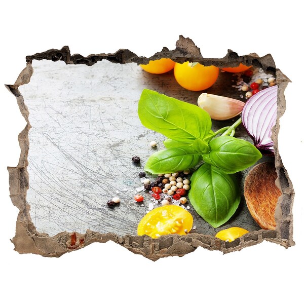 Pegatina agujero en la pared autoadhesiva Inspiraciones de cocina detrás de la pared