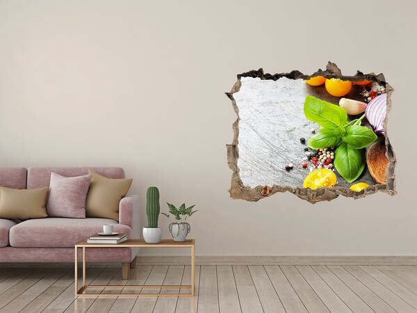 Pegatina agujero en la pared autoadhesiva Inspiraciones de cocina detrás de la pared