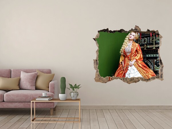 Fotoobraz dziura na ścianę Królewski bal w historycznym wnętrzu