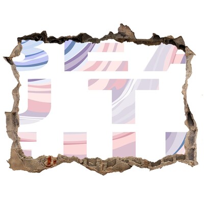 Trampantojo de pared rota efecto profundidad Interior estilo grafiti