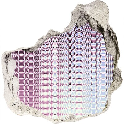 Vinilo decorativo boquete pared irregular Reflejo en el agujero