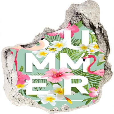 Pegatina pared rota trampantojo decorativo Sueños de verano