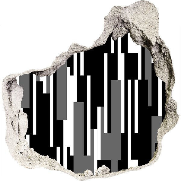 Vinilo decorativo boquete pared irregular Arte moderno en la pared