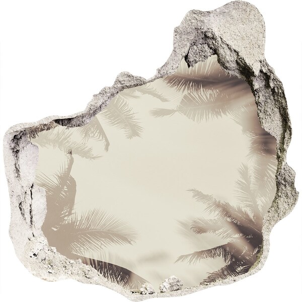 Samoprzylepna naklejka fototapeta Tropikalna oaza za ścianą