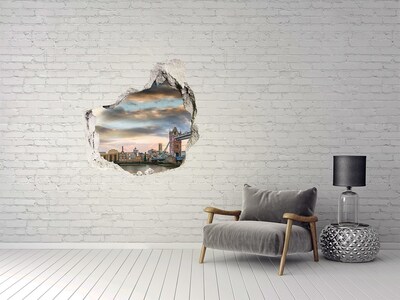 Pegatina pared rota trampantojo decorativo Puente de la Torre en Londres