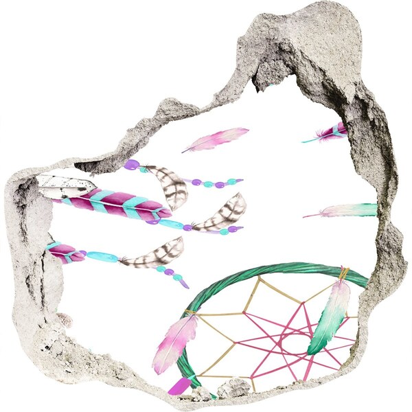 Pegatina pared rota trampantojo decorativo Sueños y fantasías