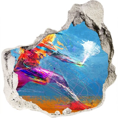 Vinilo adhesivo efecto agujero 3d para casa Inmersión en colores