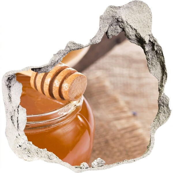 Pegatina pared rota trampantojo decorativo Miel directamente de la colmena