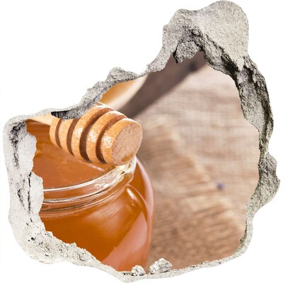 Pegatina pared rota trampantojo decorativo Miel directamente de la colmena