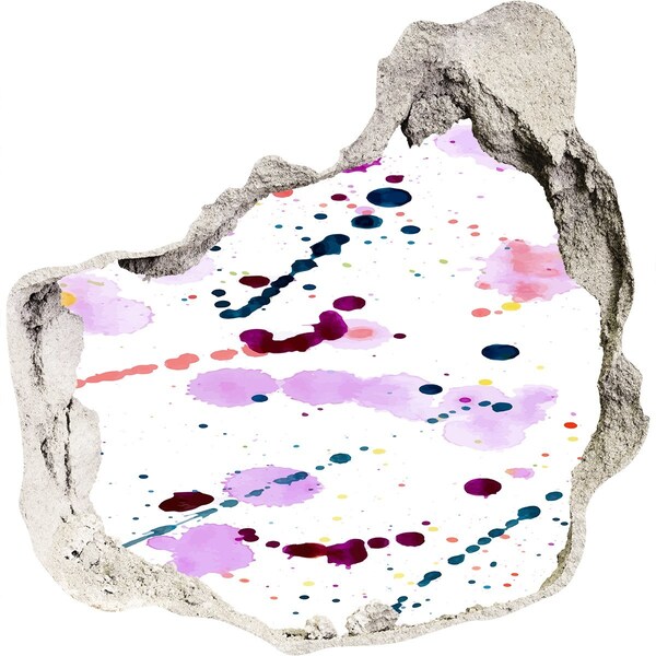 Dziura 3d fototapeta ścienna Kolorowy wybuch kreatywności