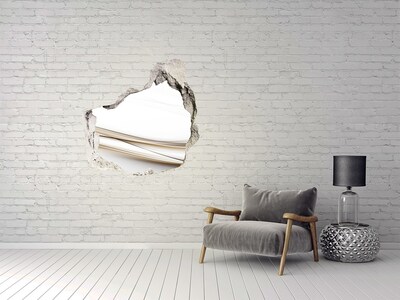 Dziura 3d fototapeta naklejka Iluzja otwartej przestrzeni