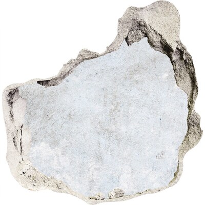 Fototapeta dziura na ścianę Zniszczona ściana z niebieskim tłem