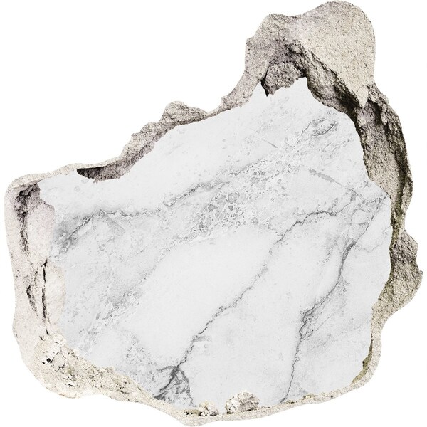 Pegatina pared rota trampantojo decorativo Piedra de mármol