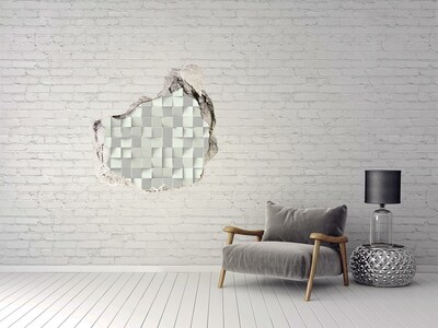 Vinilo adhesivo efecto agujero 3d para casa Mosaico moderno en hormigón