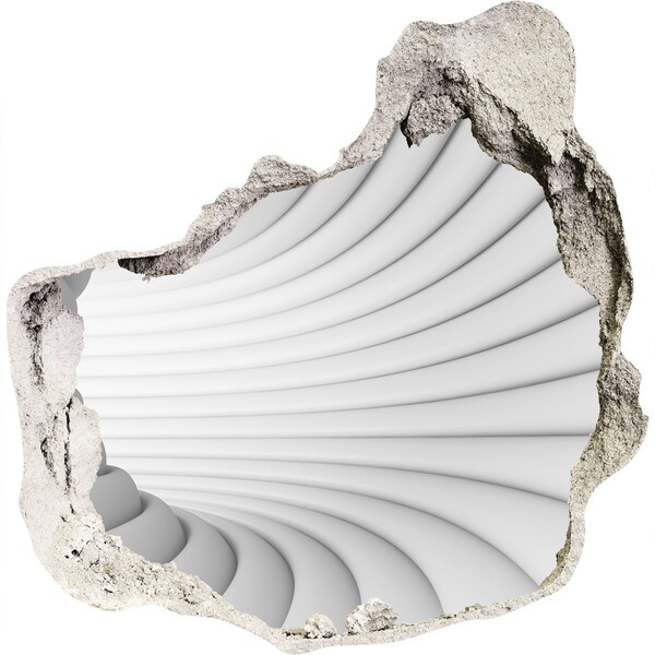 Pegatina pared rota trampantojo decorativo La ilusión del espacio 3D