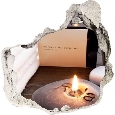 Vinilo adhesivo efecto agujero 3d para casa Relájese en el spa