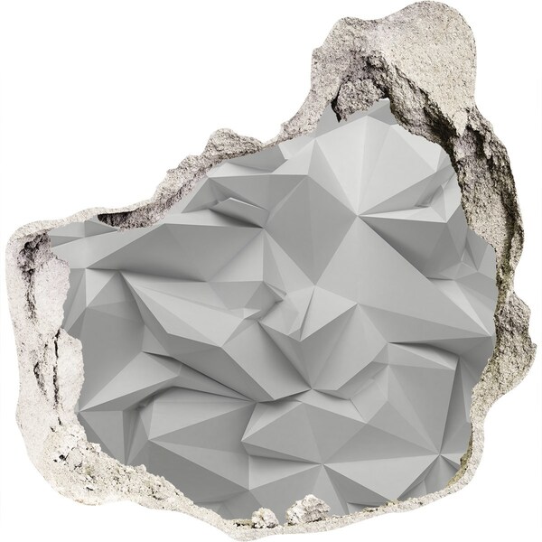 Pegatina efecto 3d pared rota decorativa Agujero moderno en la pared