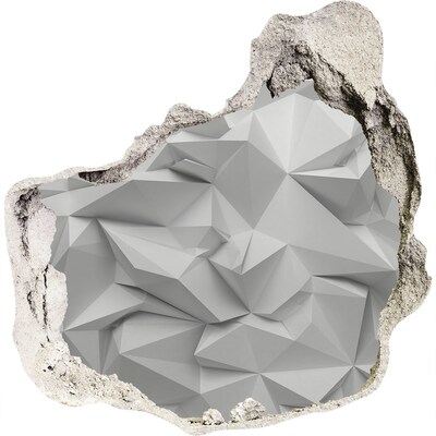 Pegatina efecto 3d pared rota decorativa Agujero moderno en la pared