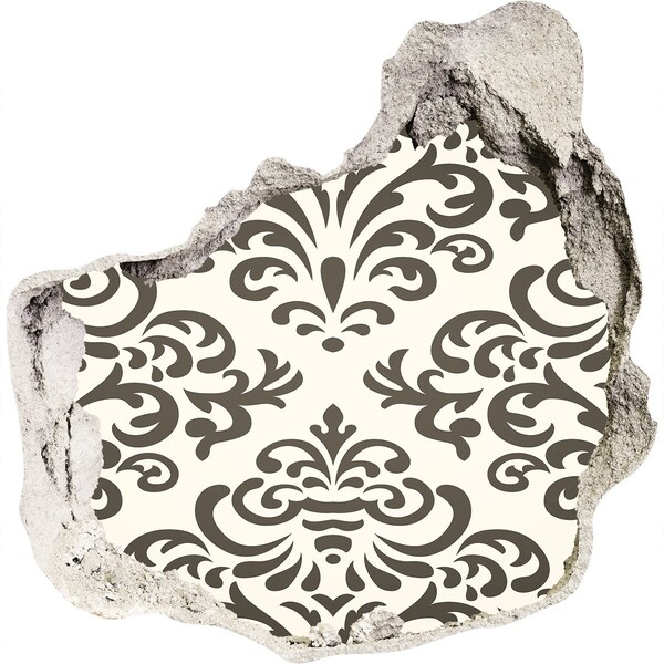 Pegatina pared rota trampantojo decorativo Un patrón elegante en la pared.