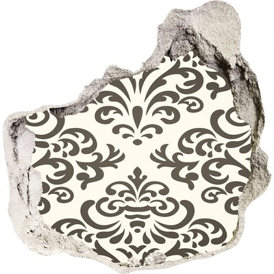 Pegatina pared rota trampantojo decorativo Un patrón elegante en la pared.