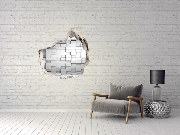 Vinilo adhesivo efecto agujero 3d para casa Espacio moderno detrás de la pared.