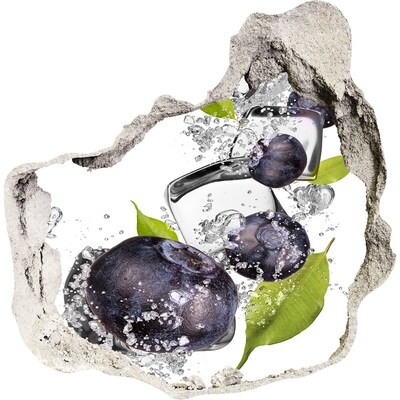 Vinilo decorativo boquete pared irregular Cascada de hielo afrutado