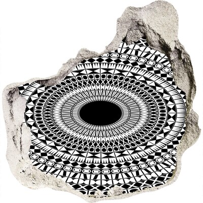 Vinilo adhesivo efecto agujero 3d para casa Patrón abstracto en la pared