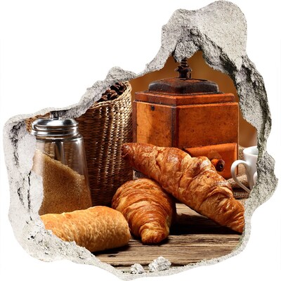 Pegatina pared rota trampantojo decorativo Fiesta en el café