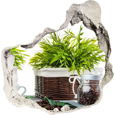 Vinilo adhesivo efecto agujero 3d para casa Un oasis verde en la comodidad de tu hogar