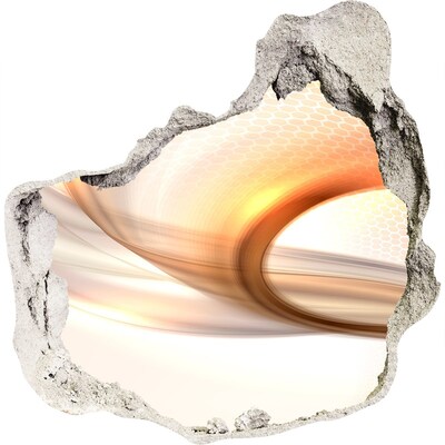 Vinilo decorativo boquete pared irregular Diseño interior moderno