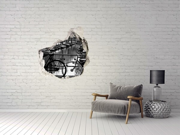 Vinilo adhesivo efecto agujero 3d para casa Canal para bicicletas